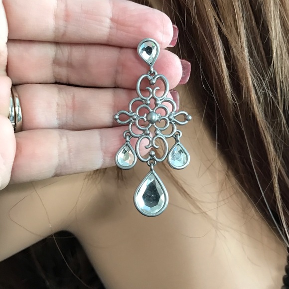 Lia Sophia Ethereal Crystal Chandelier Earrings - Picture 6 of 9